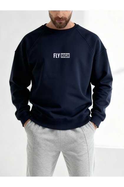 Livo Hoodless Tracksuit Bottom Set Lacevert Printed