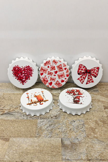 Sevgililer Günü 5'li Açacak Magnet Set