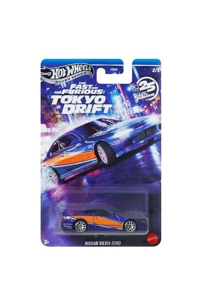 HOT WHEELS 2025 Silver Fast & Furious Tokyo Drift Nissan Silvia