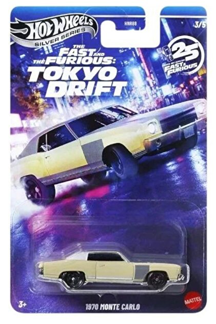 HOT WHEELS 2025 Silver Fast & Furious Tokyo Drift 1970 MONTE CARLO