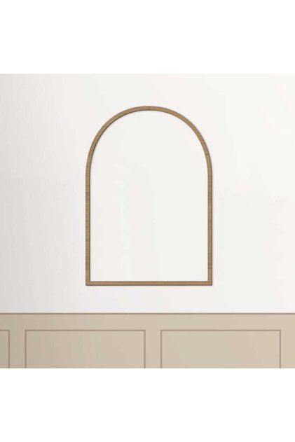 Dekoratif tekli pencere model duvar kemeri çerçeve