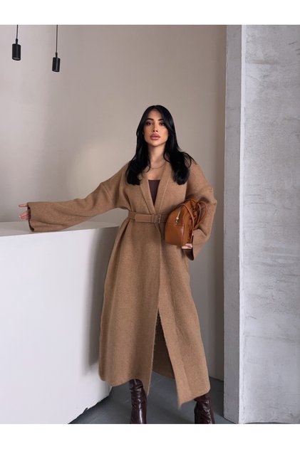 Women's Shawl Collar Long Cardigan