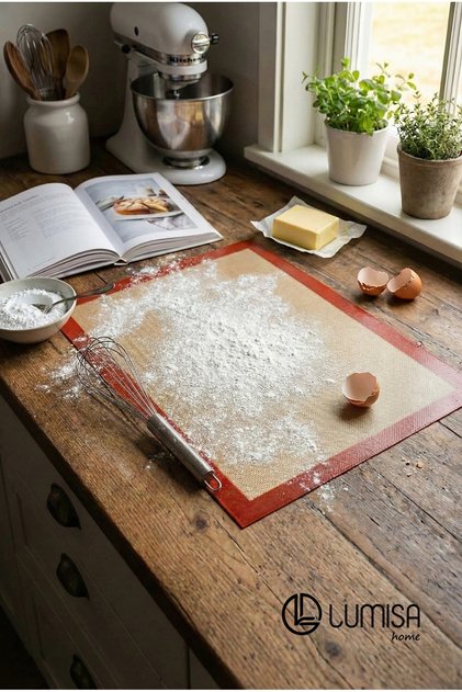 Ls-4001 Professional Non-Stick Oven Mat (Silpat) - Washable Dough Rolling and Baking Mat
