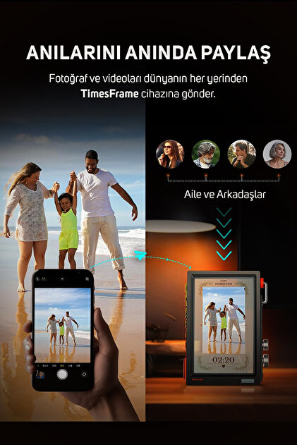 Divoom Times Frame 10.1 Akıllı Kişiselleştirilebilir Dijital