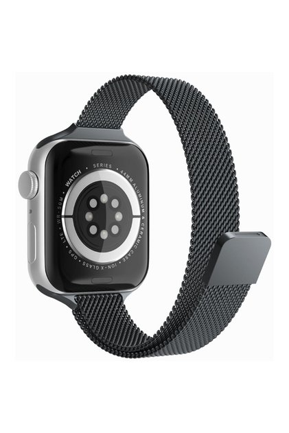 Curea pentru Apple Watch 1/2/3/4/5/6/7/8/SE/SE 2 (38/40/41mm) - Watchband (W034) - Black