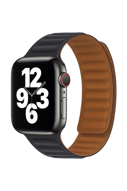 Curea pentru Apple Watch 1/2/3/4/5/6/7/8/SE/SE 2 (38/40/41mm) - Watchband (W035) - Negru