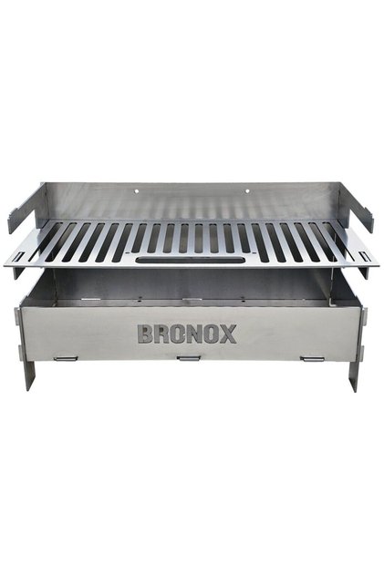 Gratar pliabil cu dimensiunea de gatire de 500x220mm, reglabil pe 3 nivele