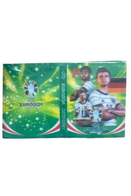 Album Cartoanase de fotbal , 3D, pentru 216 cartonase, albastru, 30 cm x 23 cm , 5 ani+