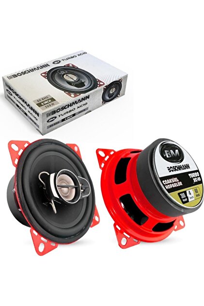 Boschmann Turbo XC10 Koaksiyel Hoparlör 10 Cm 600W Maksimum 50W