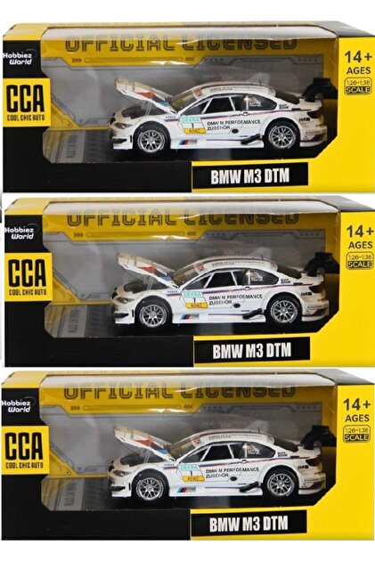 OYUNCAKSAHİLİ Bmw M3 DTM Modifiye Metal Araba Diecast Koleksiyon