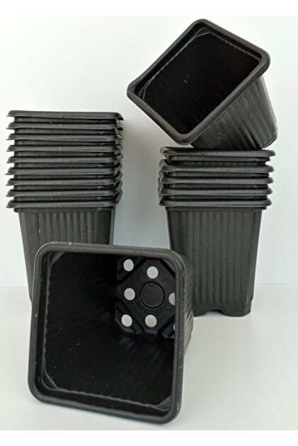 Ekodoğa Vakum Saksı 8x8x9 cm 100 adet Üretim Saksısı Çiçek Saksısı