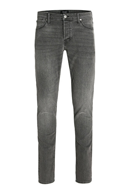 Jack & Jones JJIGLENN JJORIGINAL SQ 650 Gri Erkek Denim Pantolon
