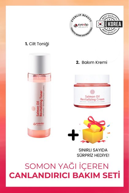Revitalizing Care Set Containing Salmon Oil