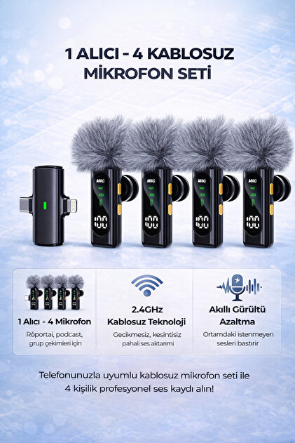 Hepa-Merz Hepa Merz HX-202 İkili UHF Kablosuz (Wireless) Headset