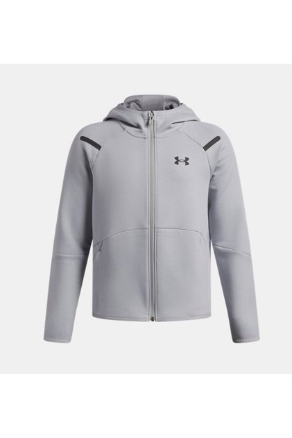 Çocuk UA Unstoppable Fleece Tam Fermuarlı Sweatshirt 1386687-012