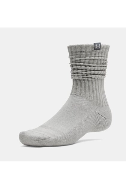Unisex UA 2'li Sportstyle Coton Scrunch Crew Çorap 1390129-709