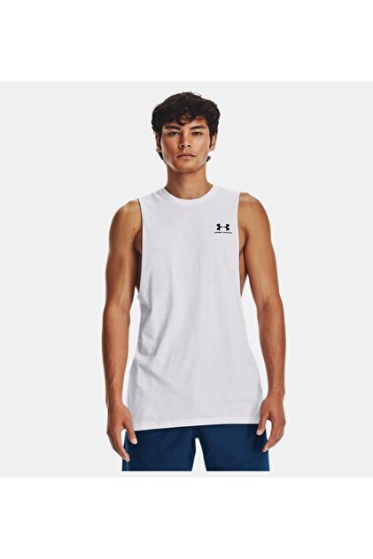 Erkek UA Left Chest Cut Off Atlet 1329286-100