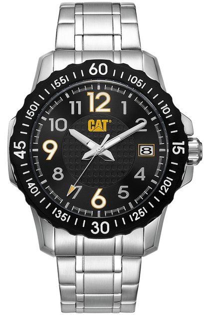 Caterpillar Mens Watch Downforce Black SS AP.141.11.111
