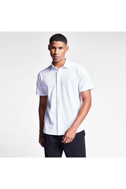 26S-1207-26B Men's Short Sleeve Sports Shirt