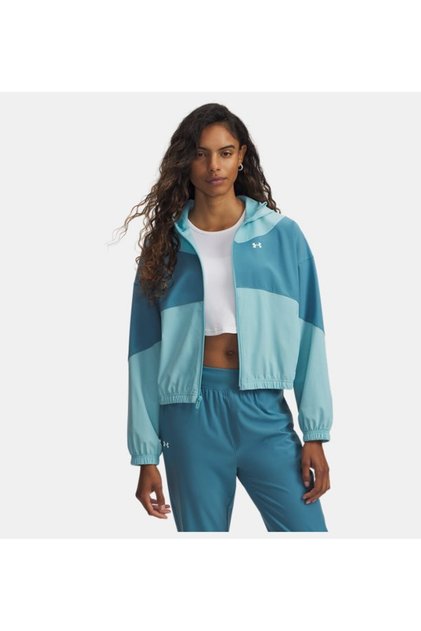 Kadın UA Rival Woven Kapüşonlu Ceket 6004849-425