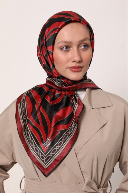 Geometric Stripes Sports Zebra Pattern Sparkly Crystal Scarf
