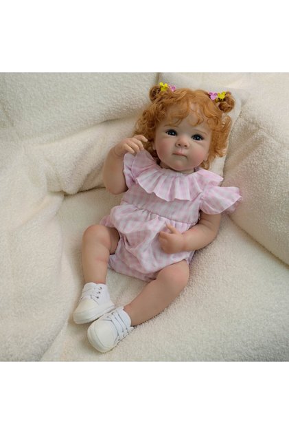 47cm Pink NPK 19-inch Newborn Lifelike Reborn Baby Doll Bettie Cuddly Full Body Multiple Layers 3D S
