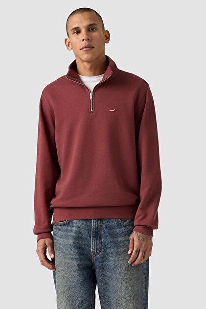 Levi's Original Hm Zip Oxblood Kırmızı Erkek Fermuarlı Normal Fit