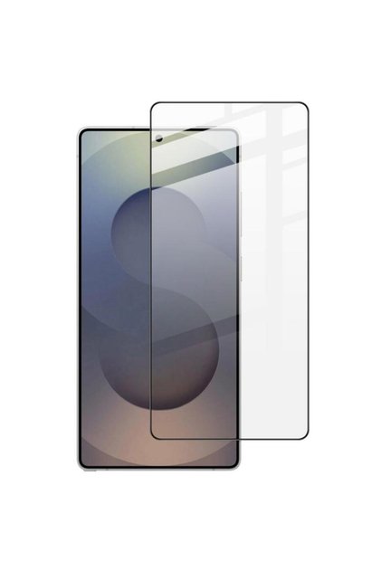 Μεμβράνη ClearView για Samsung Galaxy S26 Ultra, Πλήρης προστασία, Συμβατή με δακτυλικά αποτυπώματα, Μαύρες άκρες