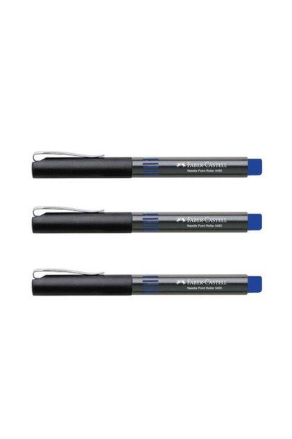 Faber Roller Iğne Uçlu Mavi 5405 3'lü