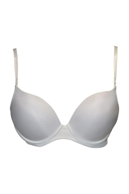 7033 Clara (mink Grey) Double Support Padded Micro Covered Magic Bra that Makes You Look 2 Sizes Bigger