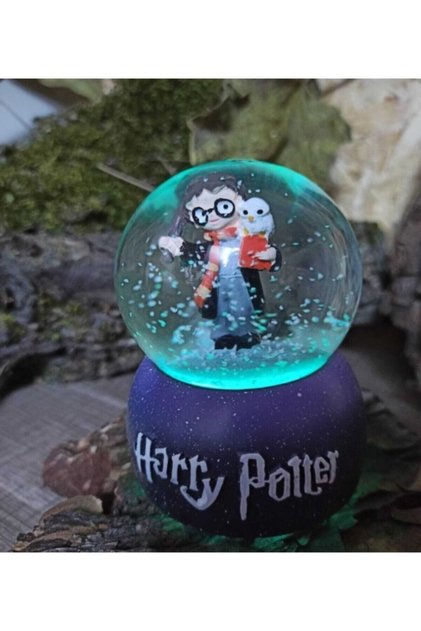 Harry Potter Kar Küresi Orta Boy Işıklı 9x7 Cm