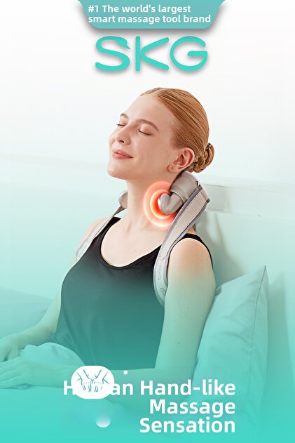 H7 Max Neck and Shoulder Massager, Shiatsu Massage Therapy, with Kneading, Phototherapy