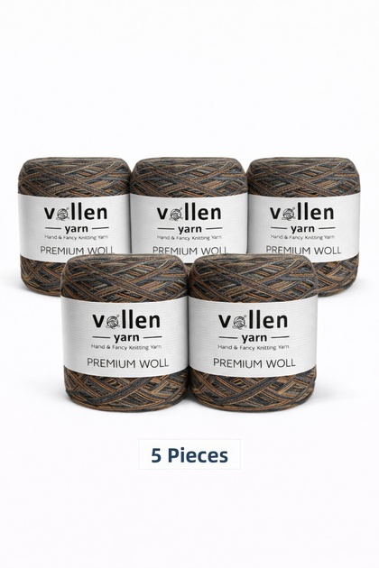5 PIECES Premium Woll 100% Wool Knitting Yarn 500 g – Hand Knitting & Crochet Wool Yarn