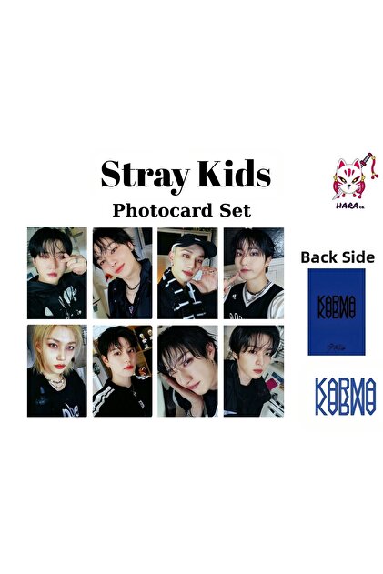 Stray Kids Karma Album Soundwave Special Gift Skzoo Ver Photocard Set (8Pcs) Fanmade