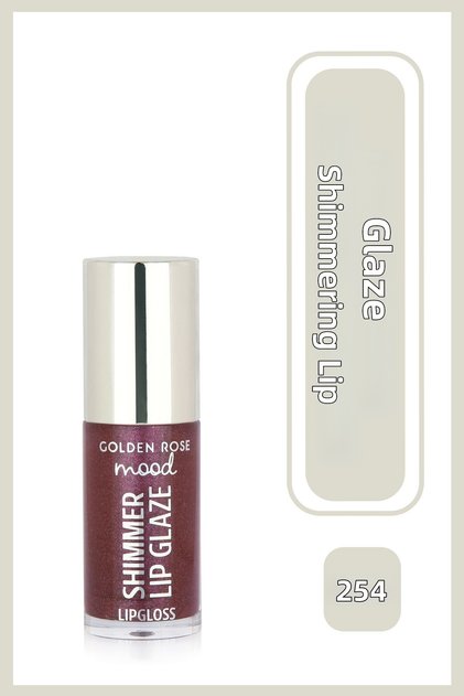 Mood Shimmer Lip Glaze Shimmering Lip Gloss No:254 Berry Spark