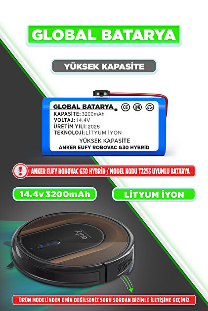 Anker Eufy Robovac Yedek Parça Seti Robovac 11s-15c-30c Max - G30