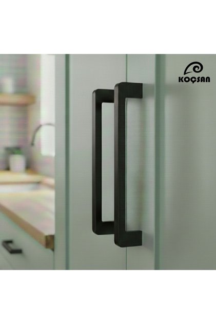 Hüma Black 96 mm Handle Luxury Country Kitchen Furniture Cabinet Drawer Handle