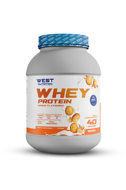 Whey Protein Powder 1200 Gr 40 Servings Cookie Flavored