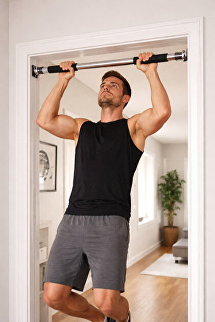 felix express Süngerli Barfix Demiri Barfiks Çubuğu Koridor Barfiks Barı 80  - 130 Cm Arası - Fiyatı, Yorumları