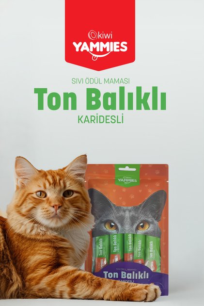 KYCC-50350 5x14 gr Ton Balıklı Karidesli Sıvı Ödül Maması