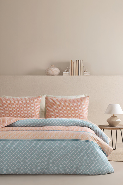 Hilaris Single Duvet Cover Set - Pink