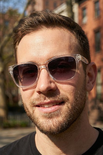 Unisex Clear Sunglasses with Polarized Lenses with Uv400 Protection 1348 C0000 - Tr90 Flexible Durable Frame