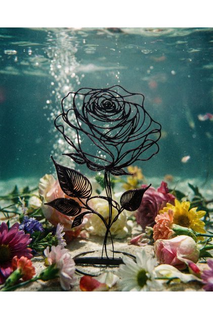 Sculptură Decorativă "Fall In Love" – Artă Modernă și Simbolism (14 cm)