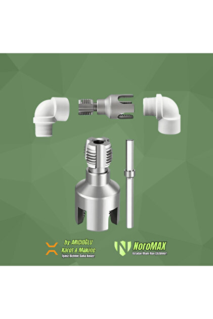 Noromax NR-İDD 20mm İç-Dış Plastik Boru Diş Açma Aparatı - Fiyatı