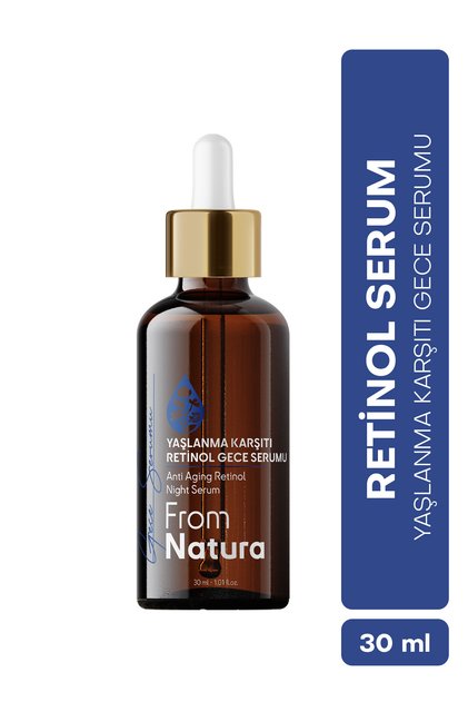 Yenileyici Yaşlanma Karşıtı Retinol Gece Serumu 30 ml