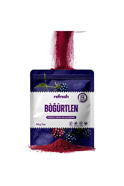 Refresh Chips Refresh Dry Freeze Böğürtlen Tozu 50g - Dondurularak