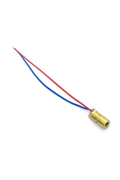Kablolu Nokta Lazer Modül Metal Kafa 3v 5v 650nm Kırmızı