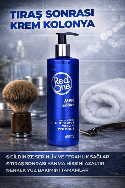 Red One Redone Krem Kolonya Sport Tıraş Sonrası Balsam Rahatlatır