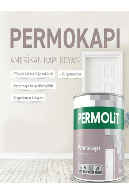 Permokapı Amerikan Kapı Boyası 0.75 Lt.