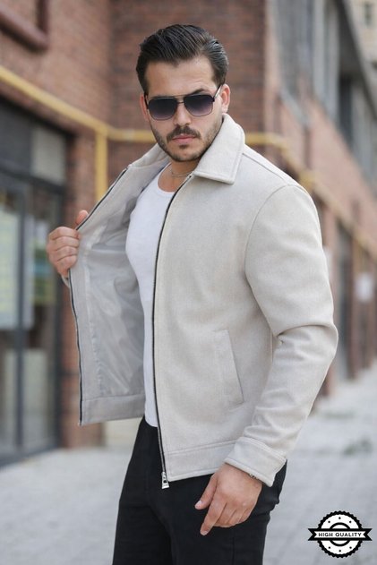 New Season Cold-Proof Comfortable Fit Winter Men's Cashmere Jacket Coat